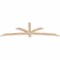 Ekena Millwork Davenport Smooth Timber Gable Bracket, Douglas Fir, 84"W x 28"H x 1 1/2"D x 3 1/2"F, 8/12 Pitch GBW084X28X0204DAV00SDF - alternate 4